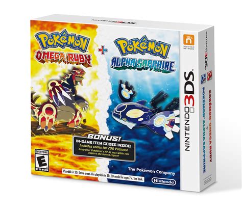Pokemon Omega Ruby/Alpha Sapphire Double Pack – Cheats.